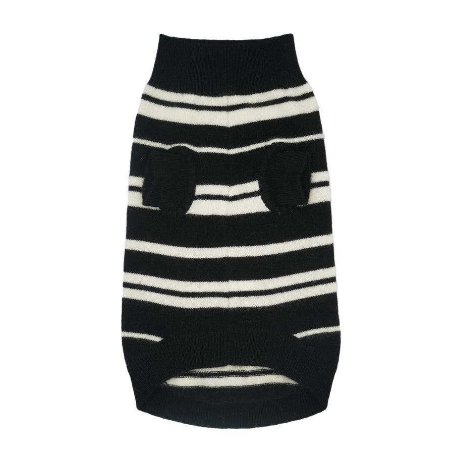 stripe cashmere dog sweater